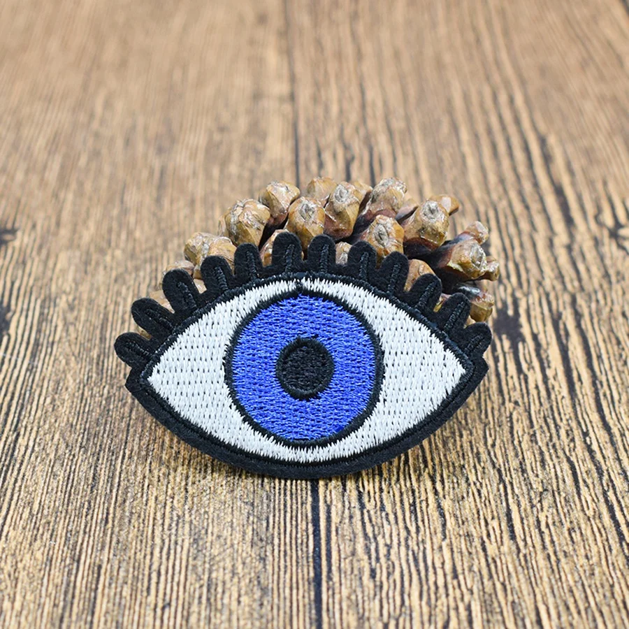 10pcs Eye Iron on Patches for Clothing Patch Thermocollants Applique Iron Sew on Patches Sewing Accessories for DIY Clothes