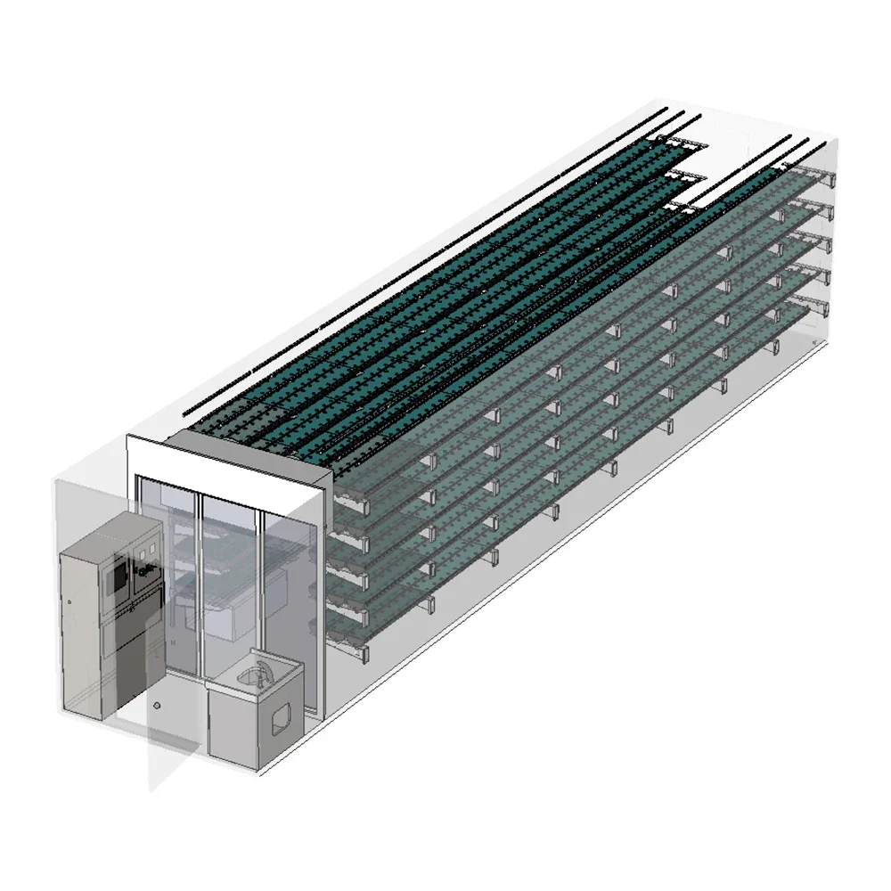 Automatic Aerial Hydroponic Farm Equipment with Lettuce Growth Pump