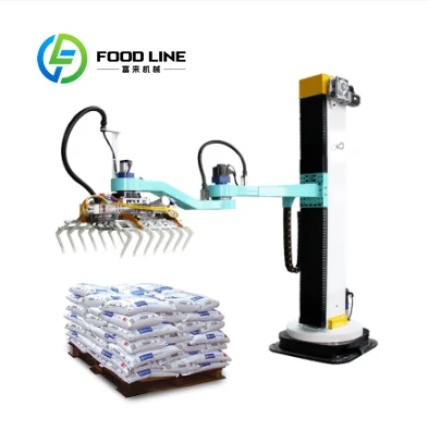 Robotic Palletizer for Sale Efficient Bag Palletizing Stacking Cartons Sacks Cost Saving Machine flexible mechanical arm