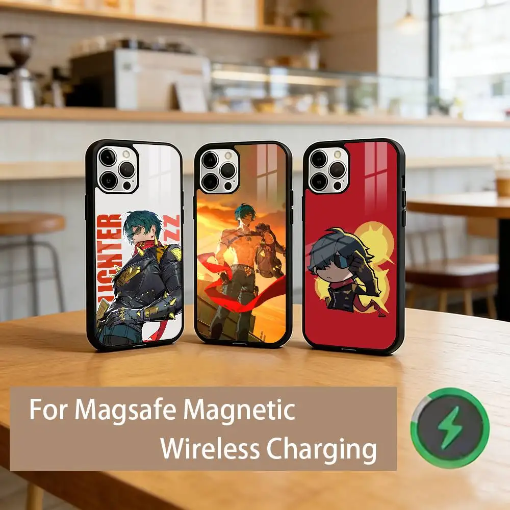 

ZZZ L-Lighter Phone Case For iPhone17,16,15,14,13,12,11 Plus,Pro Magnetic For Magsafe Wireless Charging