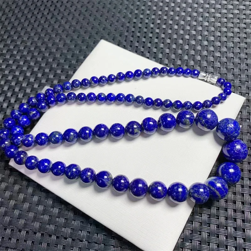 Natural Lapis Lazuli Bracelets Homme Original High Quality Energy Healing Jewelry For Women Men Birthday Gift 5-13MM