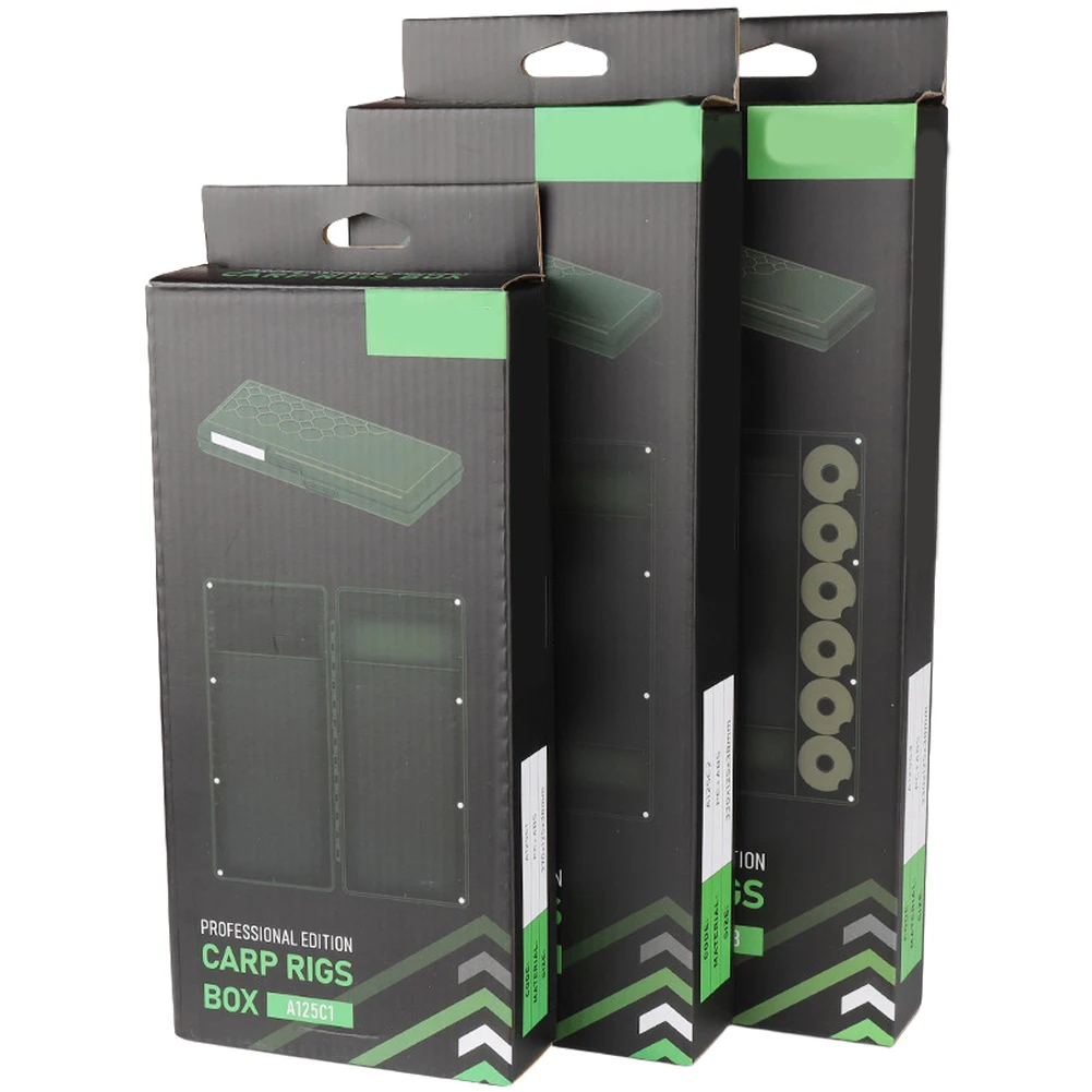 

Carp RIGS Fishing Feeder Hook Line Box Multi-functional Storage With DISK SPOOL Organizer Hooks Case Fishing Accessories