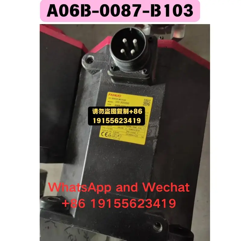 Used OEM disassembled parts A06B-0087-B103 electrical machinery Functional test OK Quick delivery
