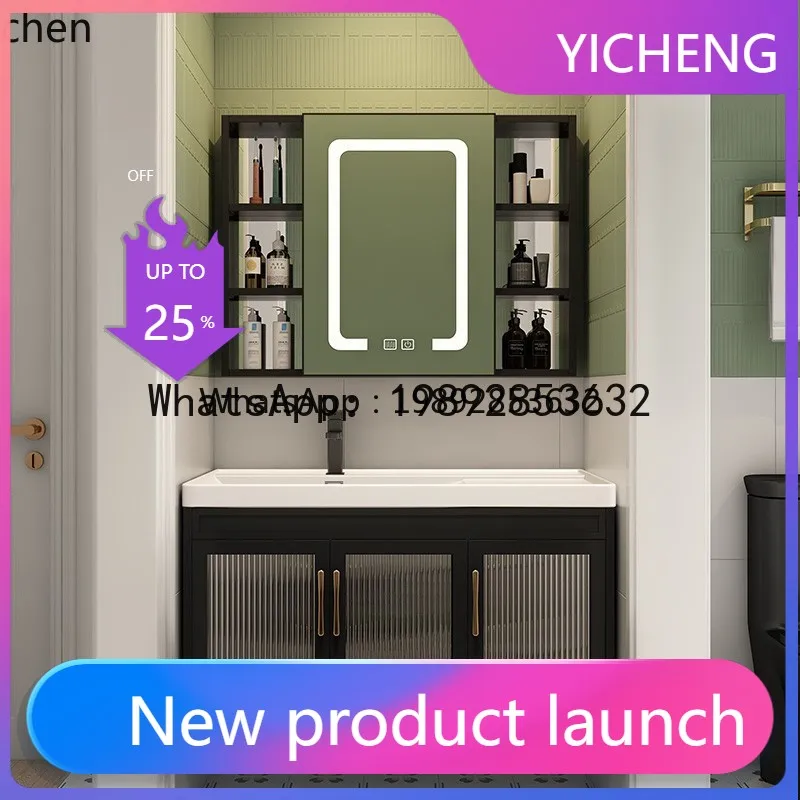 

X1large apartment bathroom cabinet combination bathroom wall-mounted washbasin ceramic integrated washbasin