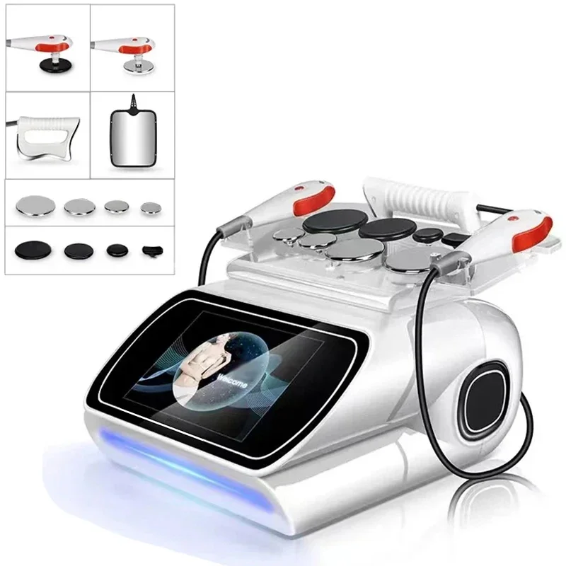 Portable 448KHZ Refared Tecar Therapy RET CET Diathermy Body Sliming Machine Pain Relief Skin Tightening INDIBA Deep Care 2024