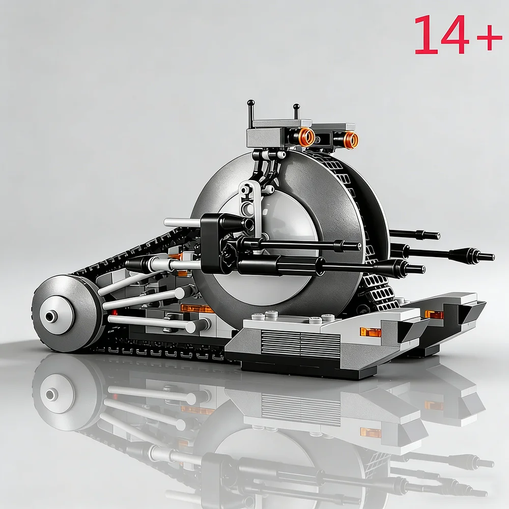 Image of 271-teiliges Sci-Fi-Armee-Kampfroboter-Modell-SET STEM DIY Bausatz für Erwachsene Fans