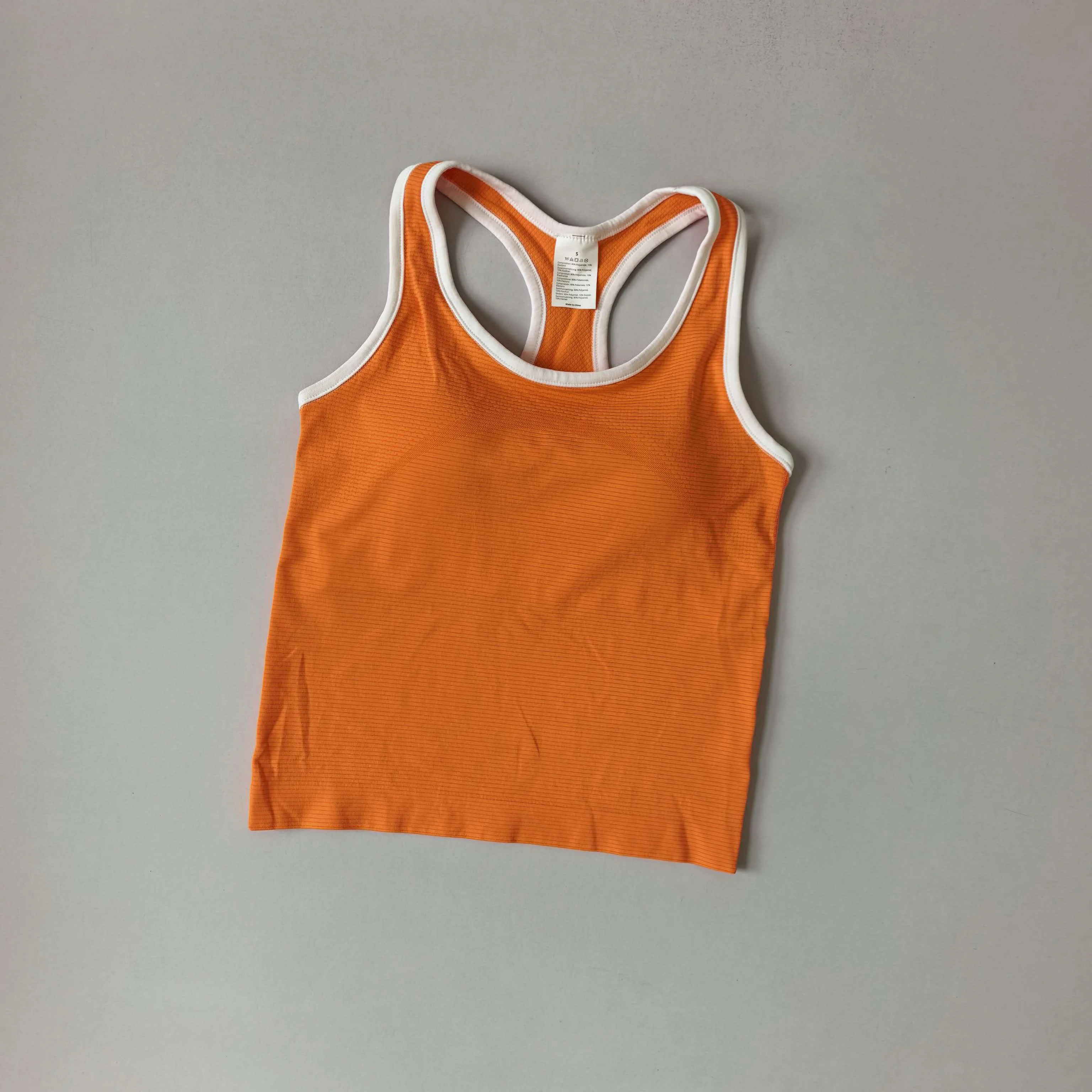 Women's Fitness Sleeveless Vest High-Intensity Sports Bra with Chest Pads Shock-Proof Quick-Drying Running Yoga Top