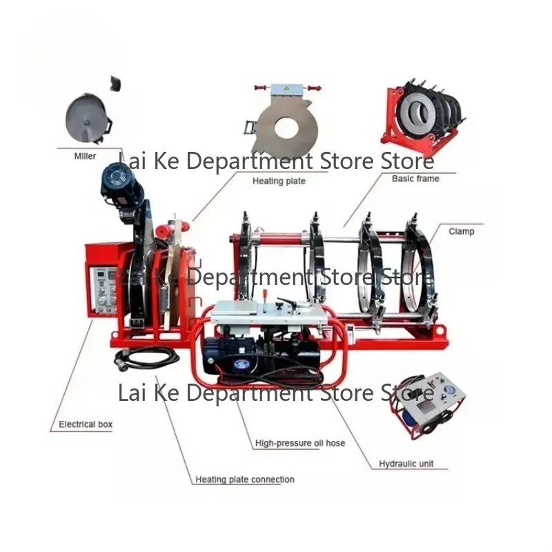 HJ Series 400-630 Semi-Automatic Hydraulic Hot Melt Butt Fusion Machine for PE Pipe, Plastic Pipe Hot Melt Machine