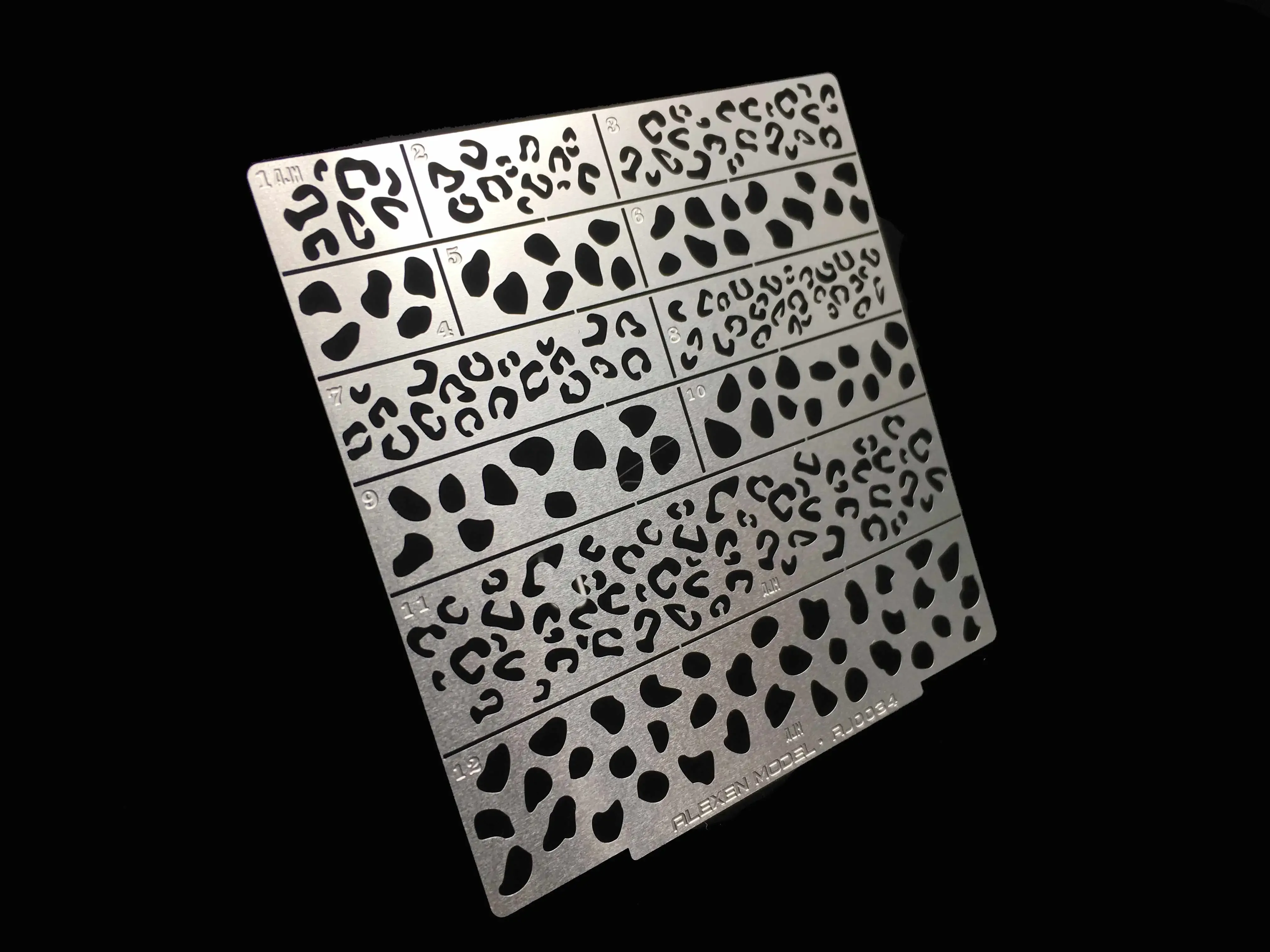 Alexen Models AJ0034 AFV Painting Template Jaguar Mark Assembly Tank Model Kit DIY Tools for Military Model Hobby Tools DIY