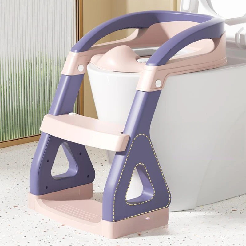 

Anti-Slip Step Stool with Foldable Design - Waterproof Toilet Training Ladder for Kids, Upgraded Bathroom Footrest Step Stool