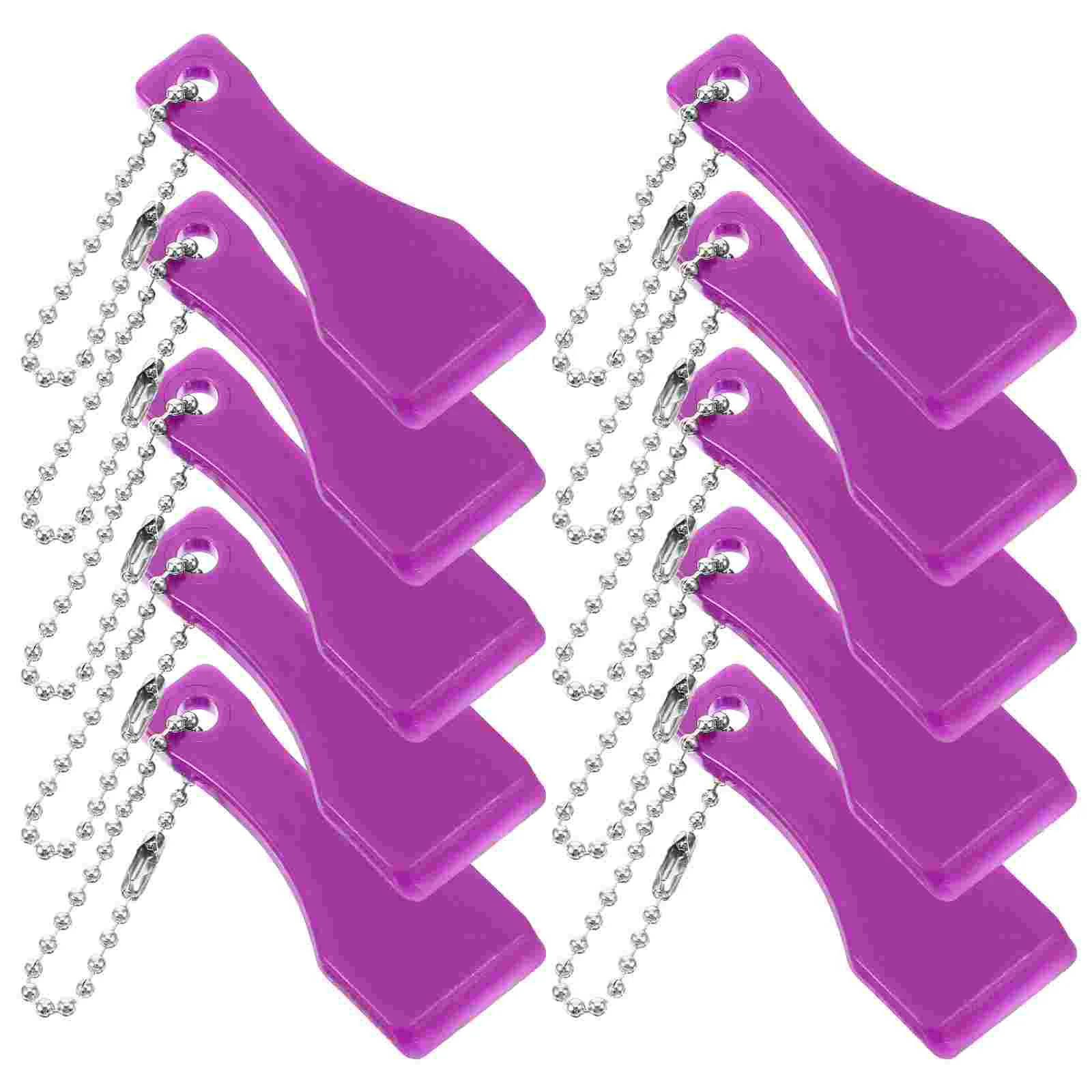 10 Pcs Lottery Spatula Tickets Scraper Tools Square Card Plastic Scraping DIY