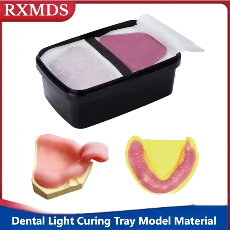 50Sheets/box Dental Light Curing Tray Model Material Lab Individual Custom Mold Base Plate Resin Base Plate Pink 2mm Lab Tools