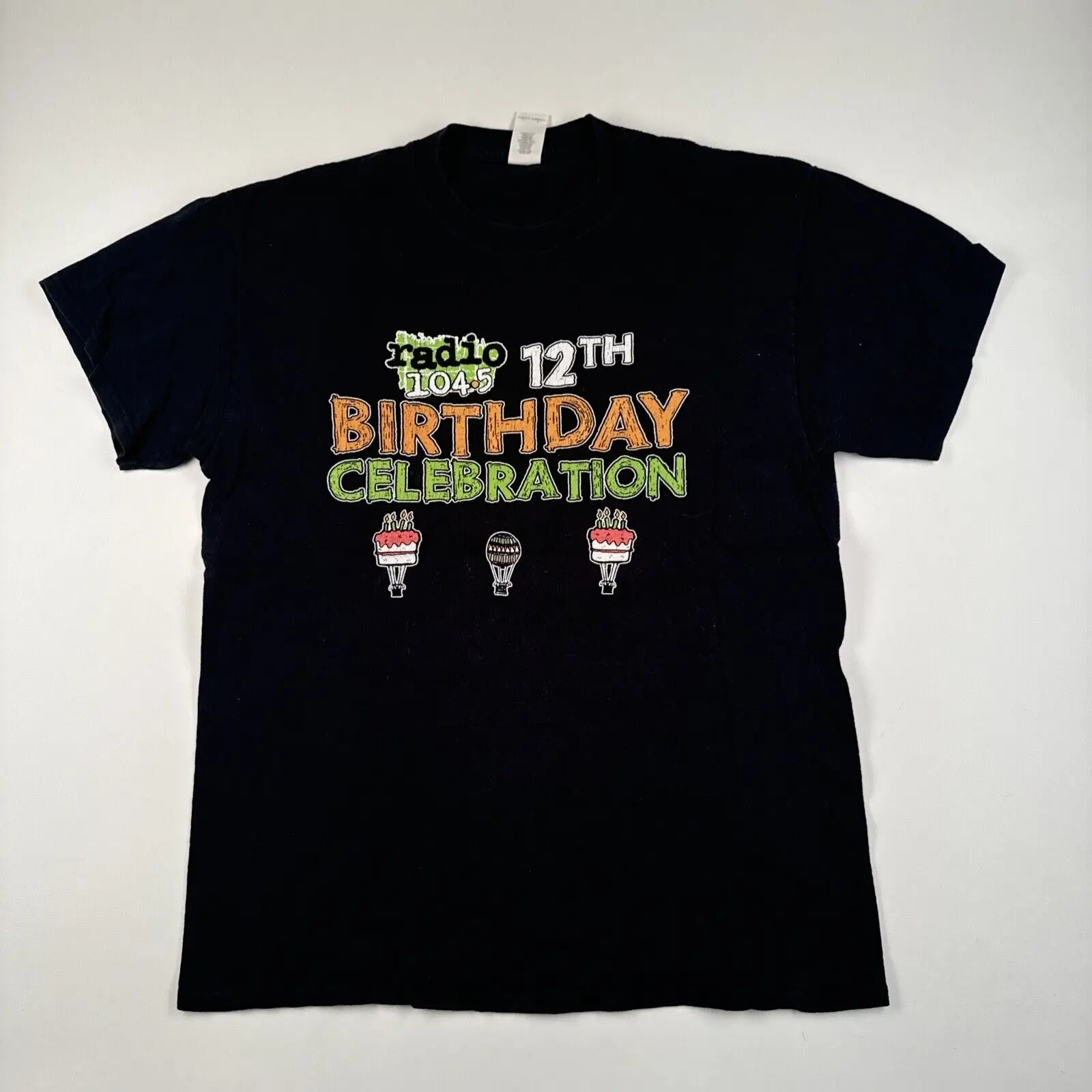 104 5 Radio T Shirt Size Large 12Th Birthday Celebration