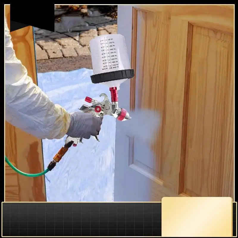 

Набор вкладышей и крышек для распылителя краски, система для распылителей HVLP, автомобильный спрей для краски, 20 унций (600 мл), набор-N37R