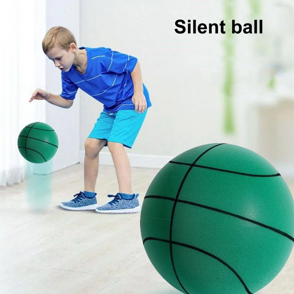 Hot Silent Ball Pat Basketball Children's Ball Small Leather Ball Silent Toddler Toys Training Baby Stretch Indoor Skip Ball