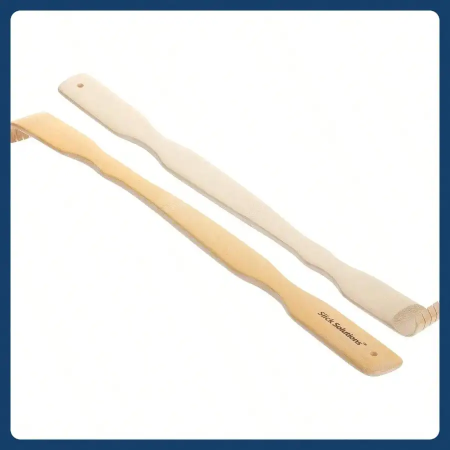 -، 16.5u201D، 2 قطعة، خدش خلفي للرجال والنساء، خشبي، مقبض طويل