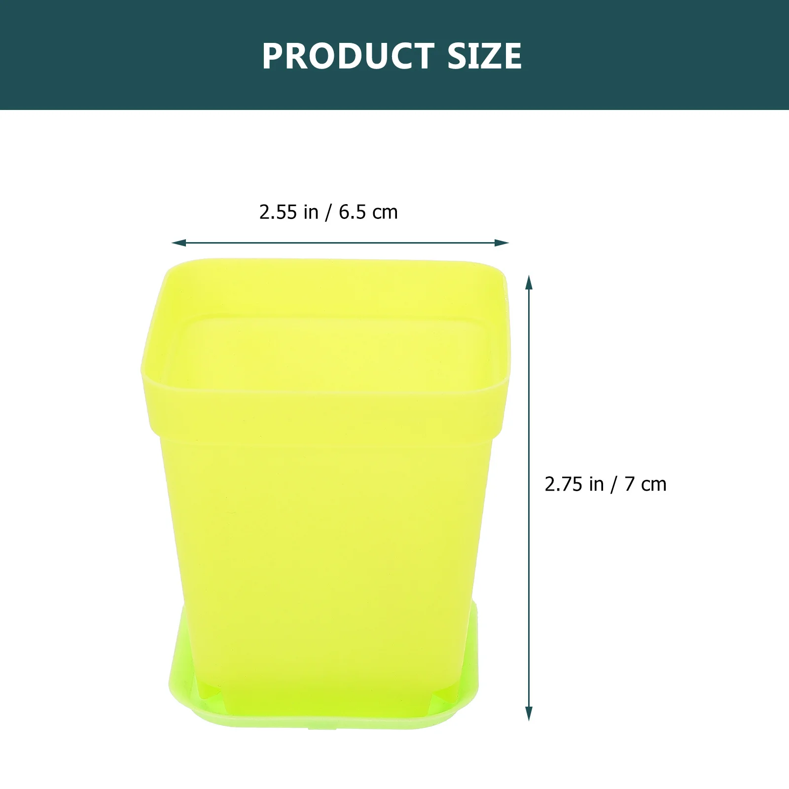 

18 set Succulent Plant Pots Set Plastic Flower Planter With Tray Lightweight Durable Garden Supply For Indoor Outdoor Planting