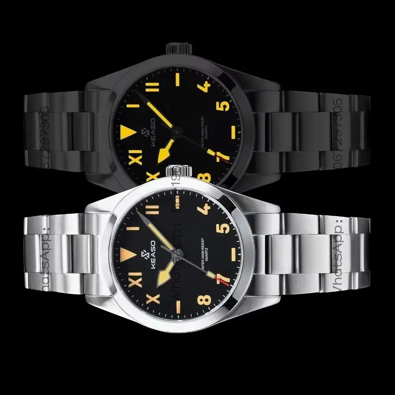 Quartz Watch 36.5MM Small Diameter 200 Meters Waterproof Watch Wristwatch