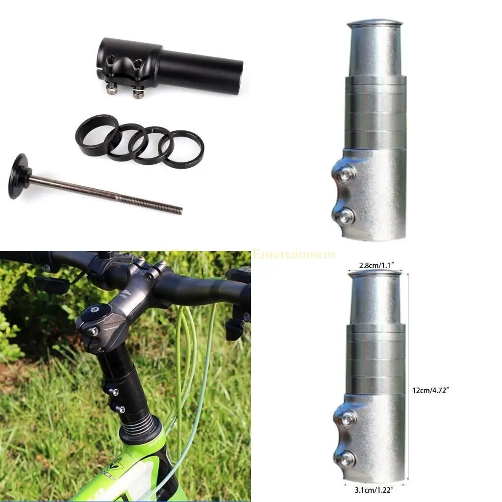 

31BE Handlebar Stem Riser, Bike Fork Stem Extender Stem Riser Aluminium Alloy