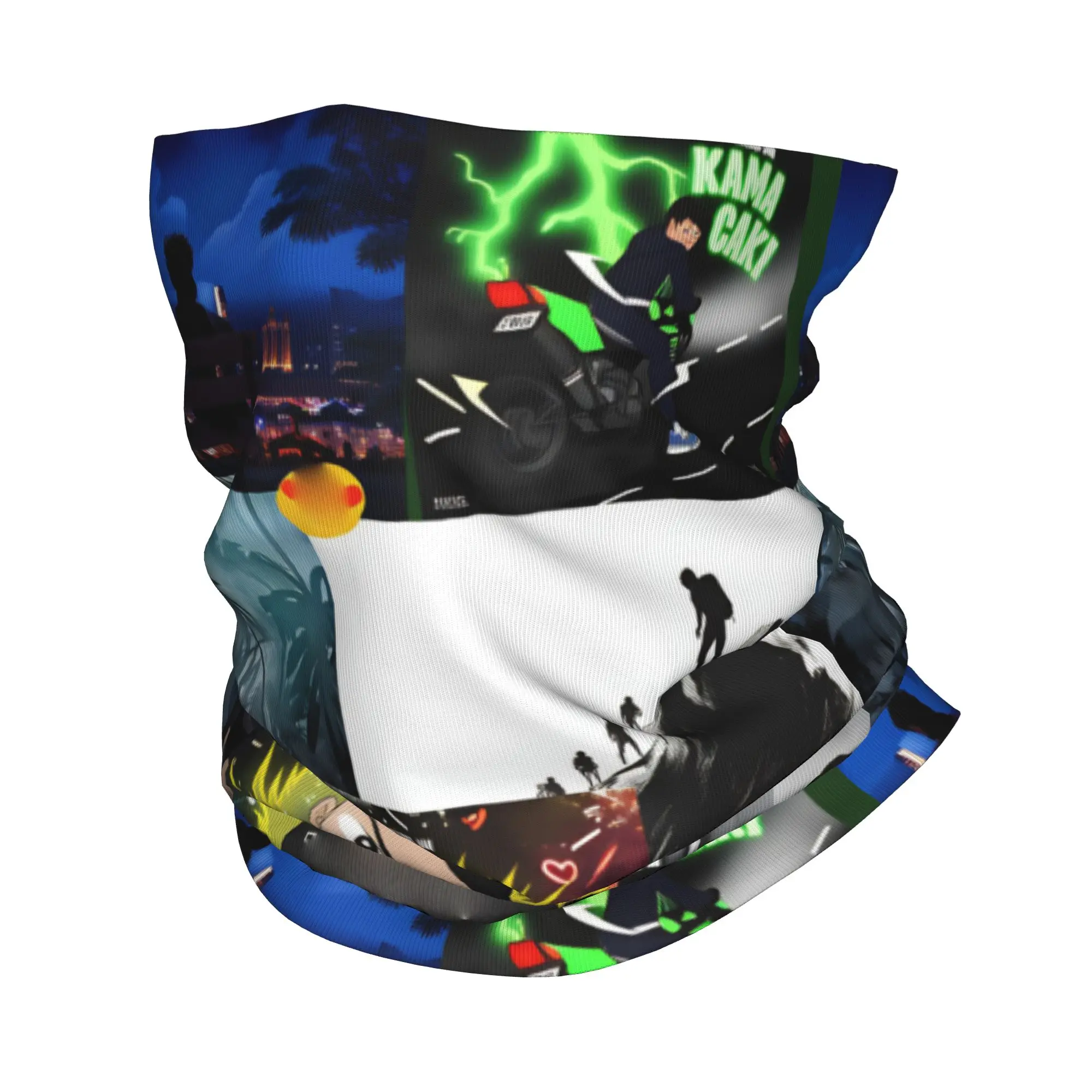 

Рэпер B-BENY JR Обложка альбома Бандана Крутая велосипедная маска Рыбалка Защита от солнца Балаклава на заказ Утеплитель для шеи Тактическая маска