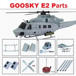 GOOSKY E2 UH-1Y RC Helicopter Spare Parts Body Shell Blade Motor ESC Servo Main Shaft Swashplate Rotor Clip Screws Landing Gear