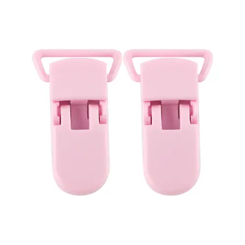 Sunrony 10Pc Plastic Pacifier Clips Holder For DIY Pacifier Chain Necklace Accessories Components For Jewelry Making - Image 7