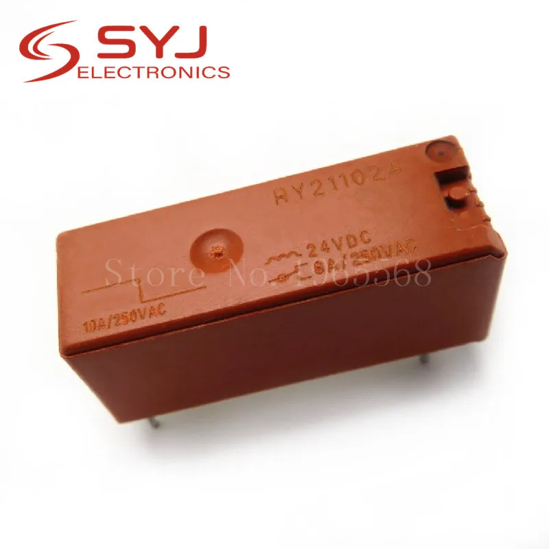 1pcs/lot RY211024 211024 Relay 8A 24V DIP-5 In Stock