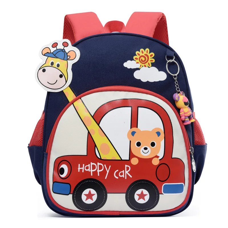 Wholesale  Cute Cartoon Children's Bookbag, Kindergarten Schoolbag, 4-8 Year Old Baby Backpack  Preschool Bag for Toddlers