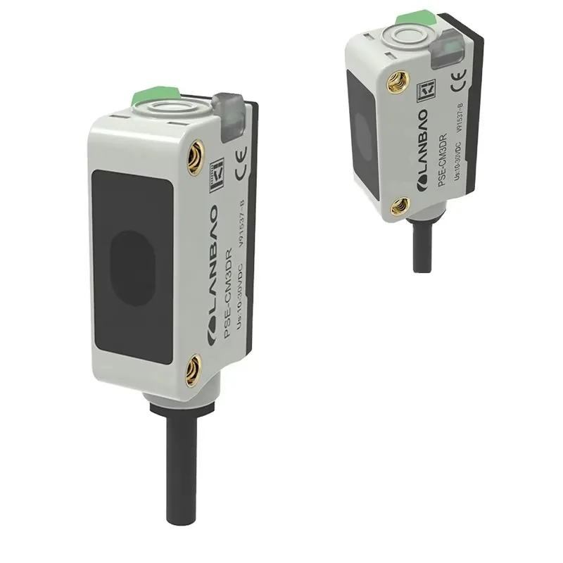 IP67 Optical Proximity Sensor NPN NO/NC 12/24VDC Sensing Distance 60cm TOF Sensor CE Certified 100ms Response Time