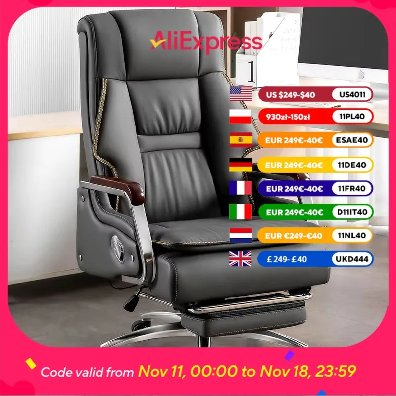 

Comfy Gray Armrest Office Chair Nordic Elegant Relaxing Design Gaming Chairs Recliner Ergonomic Sillas De Oficina Home Furniture