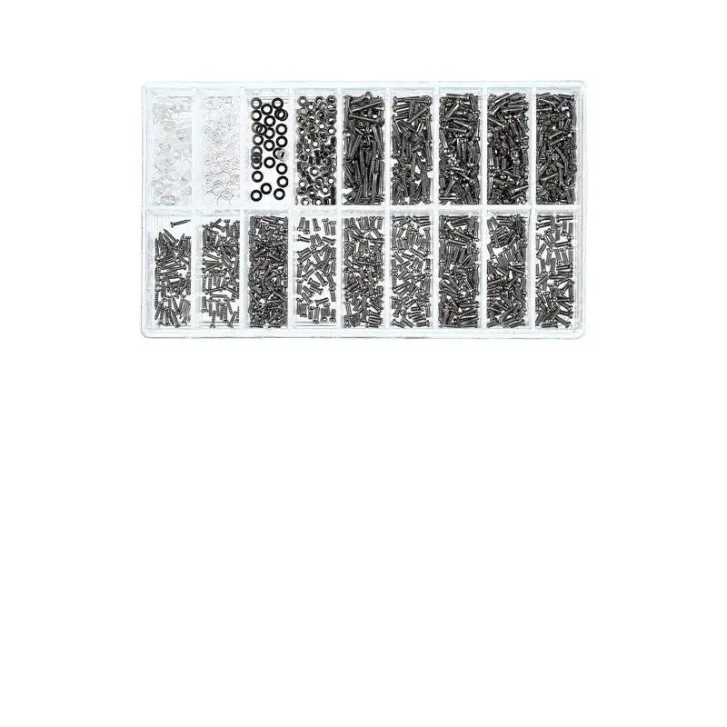 18-in-1 Glasses Repair Screw Kit | Precision Nose Pads, Spacer Caps & Frameless Screws For Eyeglass Adjustments & Maint - Image 5