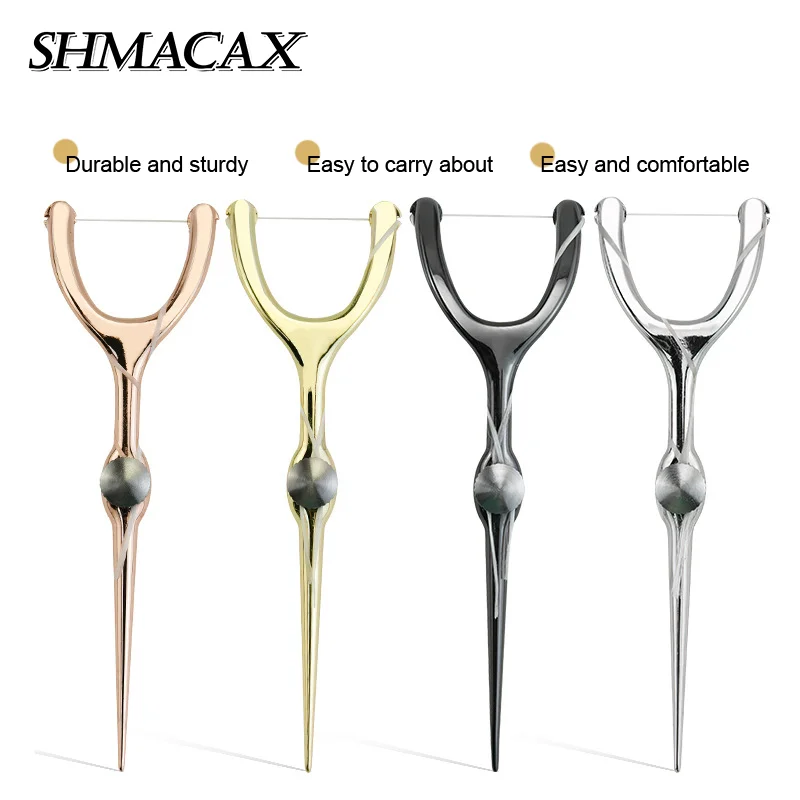 

Stainless Steel Toothpicks Handle Tooth Flossing Reusable Toothpicks Portable Toothpick Floss Teeth Cleaner Oral Cleaning Tools