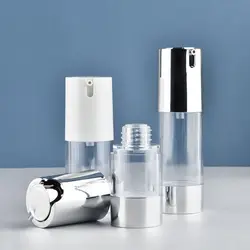 Dispenser Transparent Skin Care Cosmetic Container Vacuum Lotion Bottle Liquid Foundation Bottle Airless Pump Bottles