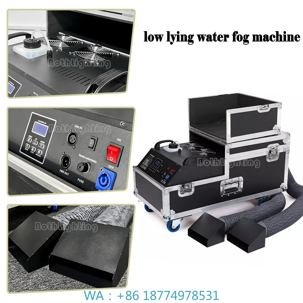 Dance on the Clouds Perfect for Wedding Events Dj Stage Birthday Party Both Lighting Hot Sell 3000W Low Lying Water Fog Machine