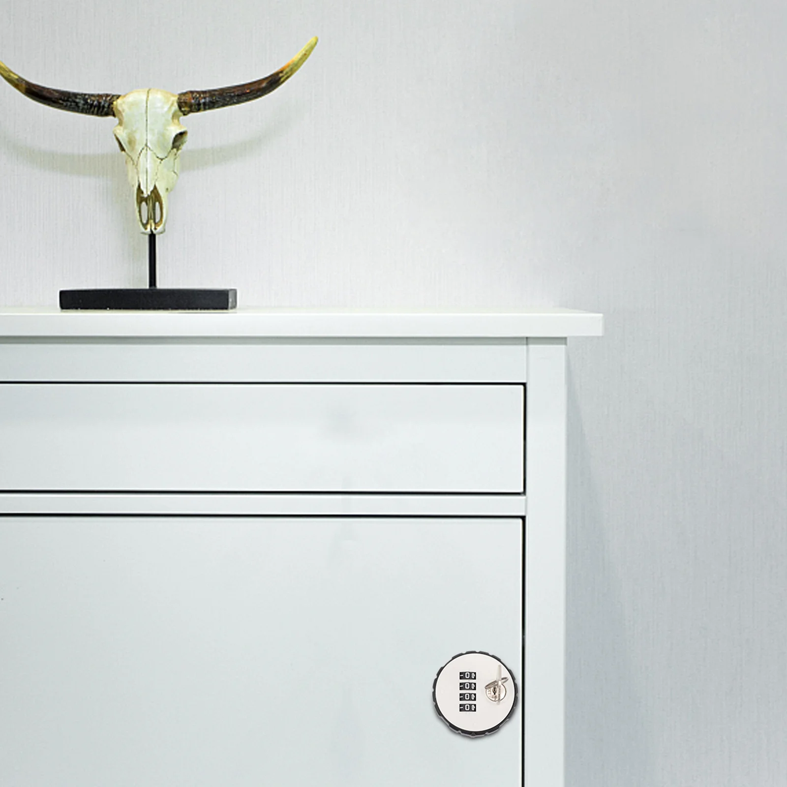 

Locker Lock 4 Password Combination Zinc Alloy Durable Cut Resistant Mechanical Lock for Storage Unit Locker