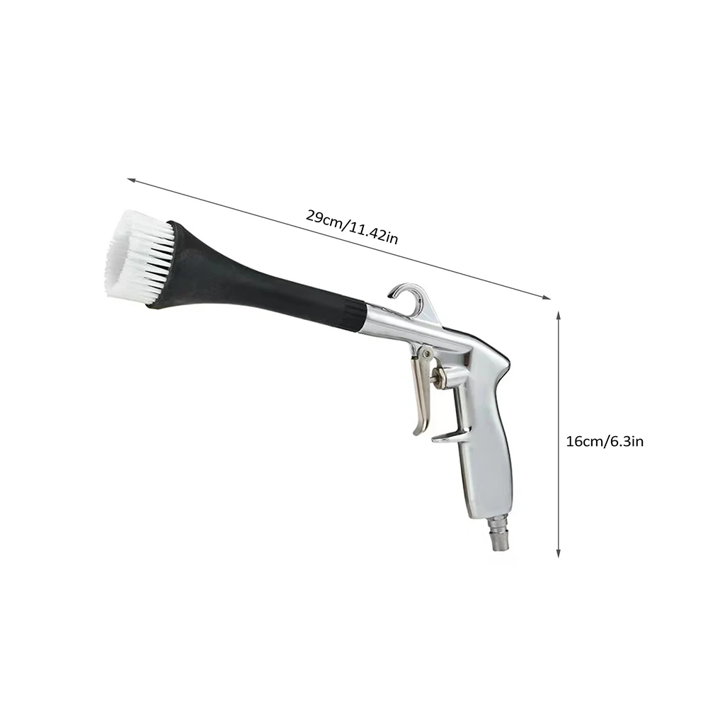 자동차 청소 건, 고압 공기 블로우 건, 2 노즐 블로우 건, 차량 디테일링 드라이 워싱 건, 차량 실내 장식용 브러시 포함