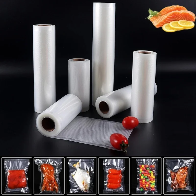 Vacuum Sealer Bags, Airtight Food Saver Bags Rolls, BPA Free & Heavy Duty Vacuum Freezer Bags, Sous Vide or Meal Prep