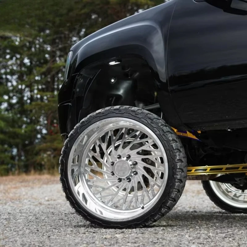 Polish Forged Wheels 22X12 24X12 22x14 6x6.5 24X14 for GMC Dodge 2500 8x170 8x180 8x6.5 Deep Dish JTX Truck Rims