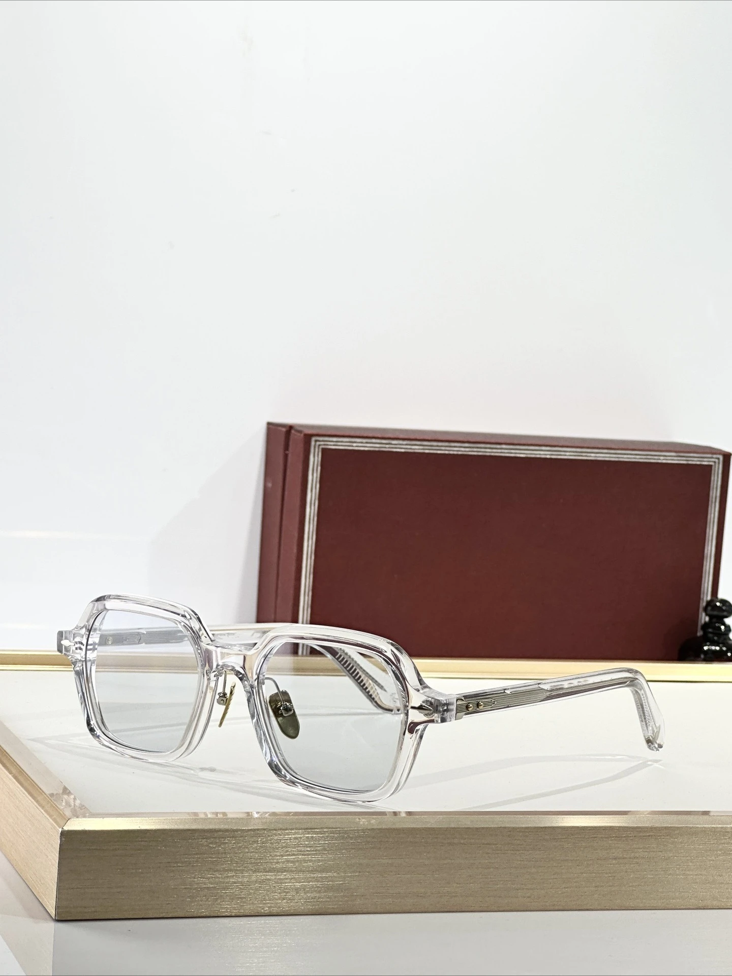2026 Men's and Women's HOLDEN Transparent Sheet Eyeframe Personalized Box Color Street Photography Versatile Optical Frame