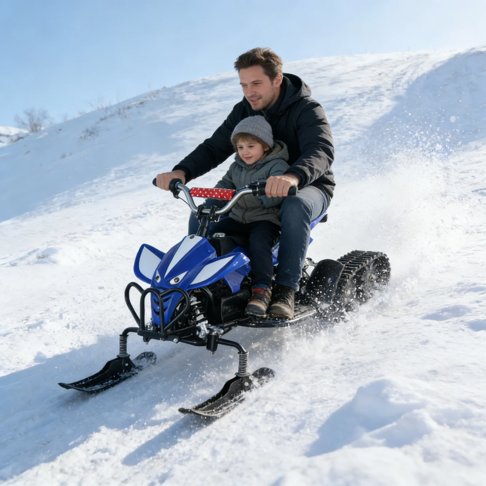 

Hot-selling high-safety electric snow scooter snowmobile three-in-one multi-function suitable for family play