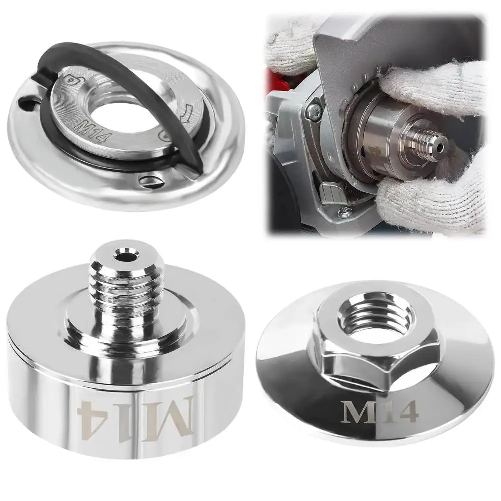Premium Angle Grinder Locking Plate Nut Quick Release M14 M10 5 8 11 Adapter Self Locking Flange Repair Hardware