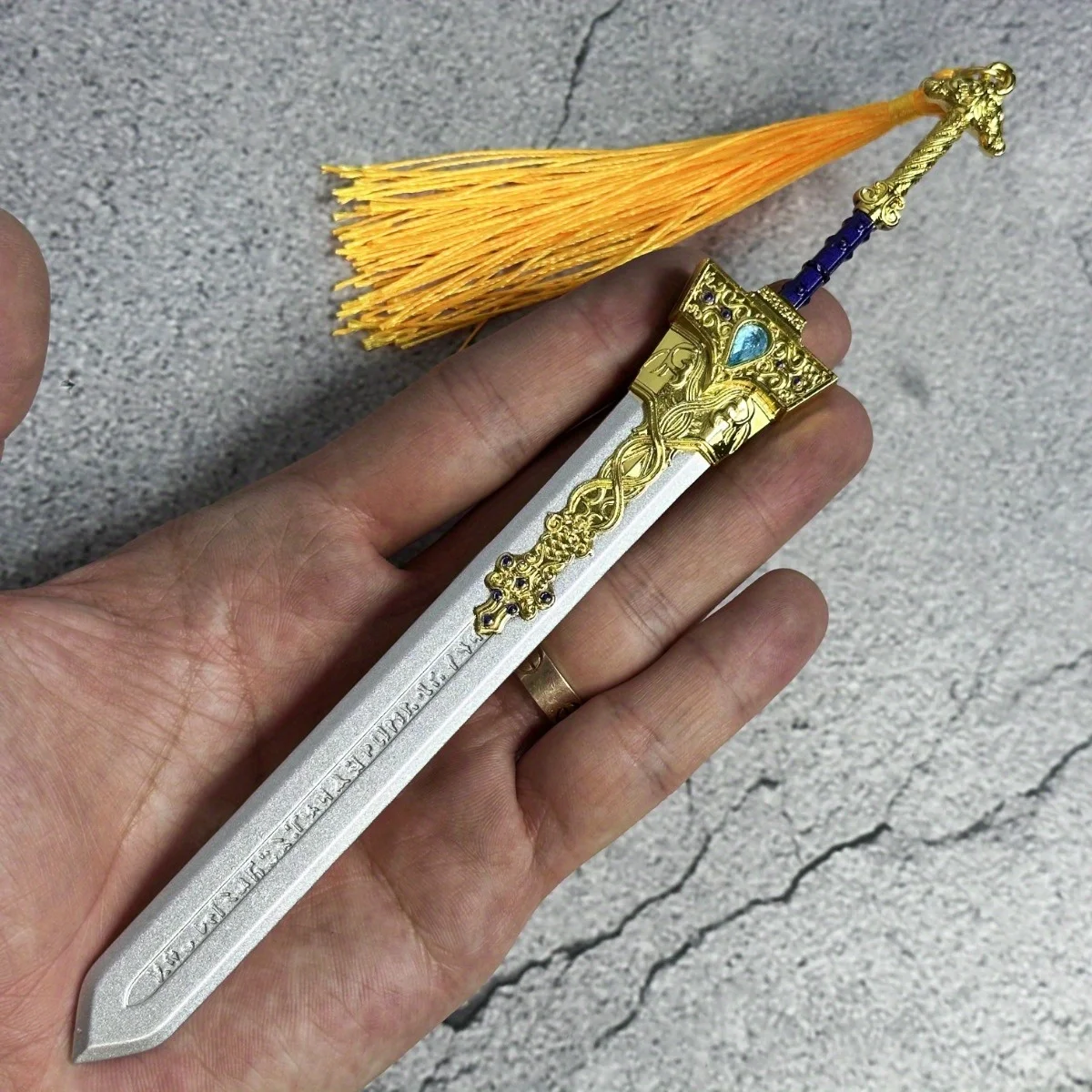 8.6inch Metal Elden Katana Blade Steel Royal Greatsword Original Samurai Sabre Anime Ninja Knife Real Size Japanese Katana Gift