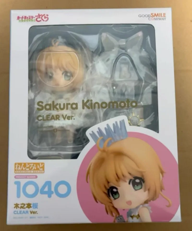 

In Stock Original GSC Nendoron #1040 Cardcaptor Sakura Clear Card Edition Kinomoto Sakura 10cm Figure Ornaments Gift Movable