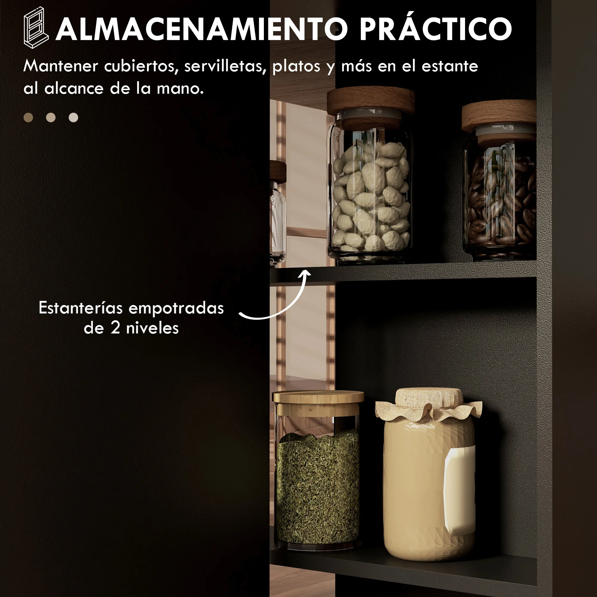 طاولة طعام قابلة للطي من هومكوم ، أجنحة طبيعية وسوداء ، 75x x 47 سم