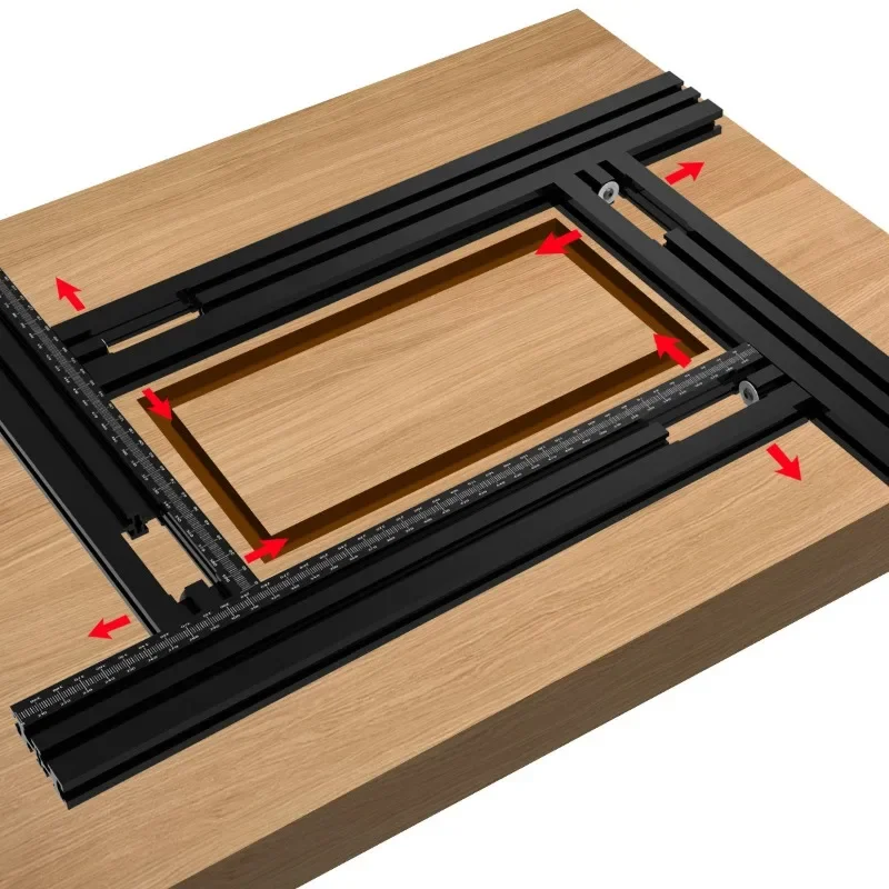 Trimmer, Adjustable Backing Auxiliary Rail Bracket Woodworking Tools