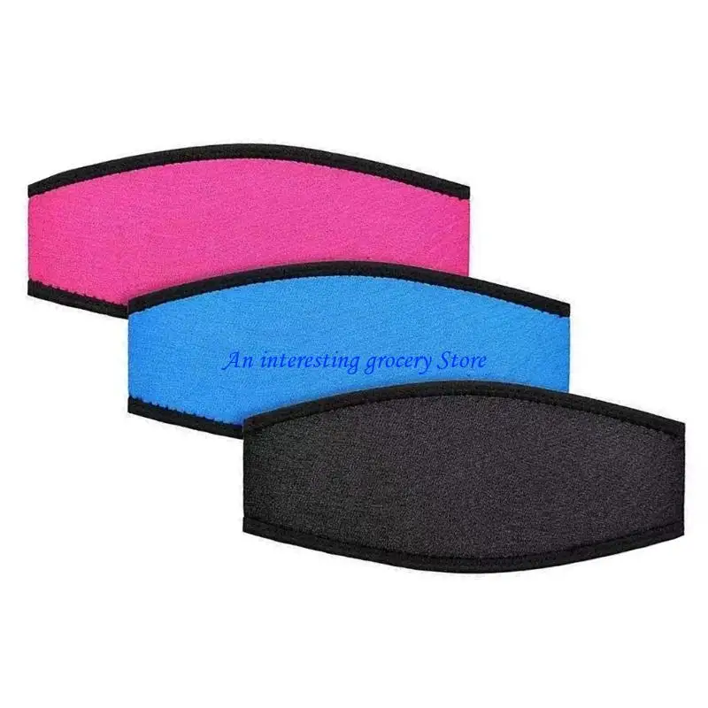 652D Neoprene Diving Facepiece Strap Hair Protector Wrap Snorkel Facepiece Head Strap for Snorkel Facepiece Water Sports