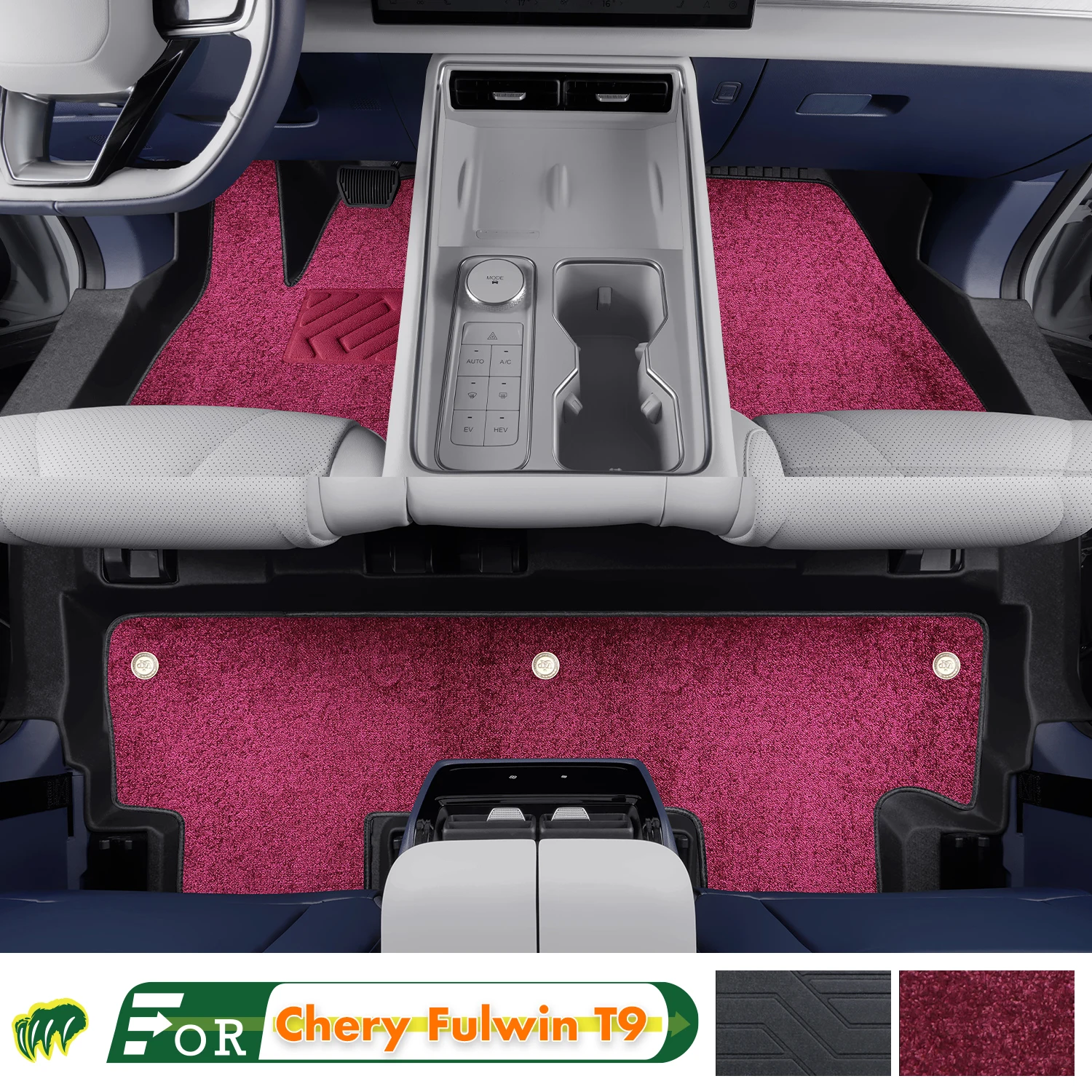 

Left-hand Drive Car Floor Mat For Chery Fulwin T9 Full Surround Foot Mat Automotive Floor Mat Interior Floor Liner