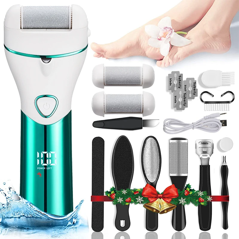 New Electric Foot Dead Skin Scrubber High Quality Vacuum Professional Nano Glass Pedicure Tools Rechargeable Callus Remover