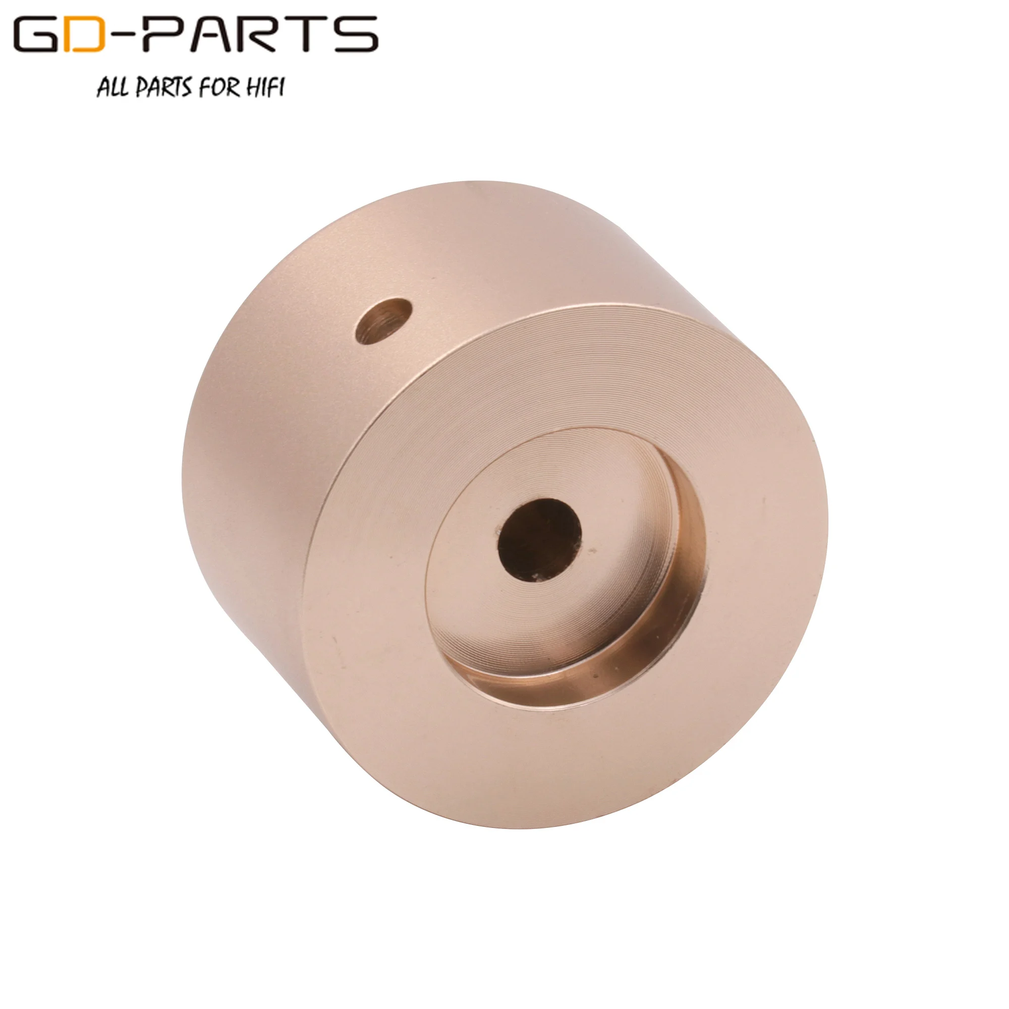 ปุ่มปรับระดับเสียงอลูมิเนียมแบบเต็มนิ้ว38-26มม. สำหรับ HIFI AMP DAC แผ่นเสียงการควบคุมเสียงปุ่มสวิตช์แบบหมุน