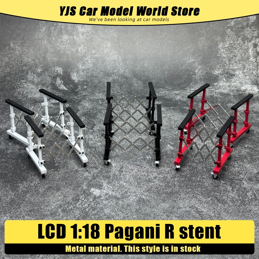 

LCD diecast model 1:18 scale new Pagani R stent car model for static decorative items to give to friends as a holiday gift colle